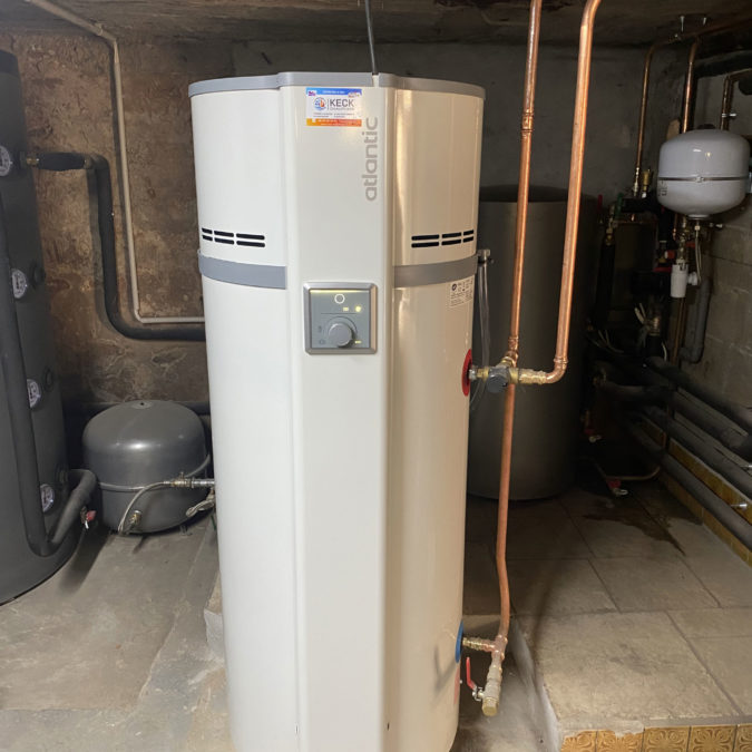 Pose d’un chauffe-eau thermodynamique &agrave; Butten Brumath 0