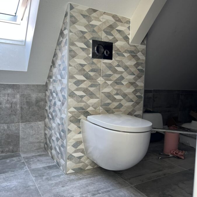 Remplacement d&rsquo;une baignoire par une douche et remplacement WC &agrave; Jetterswiller Stiring-Wendel 1