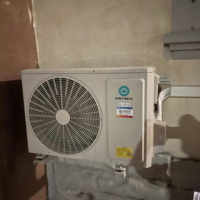 Installation d&rsquo;une PAC air/air de la marque HEIWA &agrave; Weislingen Behren-l&egrave;s-Forbach 1