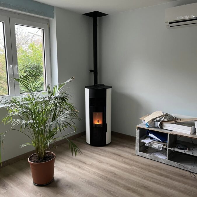 Installation d&rsquo;un po&ecirc;le &agrave; granul&eacute;s avec connexion wifi &agrave; Butten Saint-Avold 0