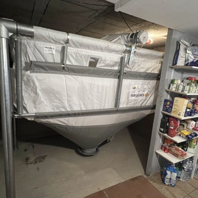 Installation d’une chaudi&egrave;re pellets Hargassner avec Un silo textile en remplacement d’une chaudi&egrave;re fioul sur Diemeringen Forbach 0