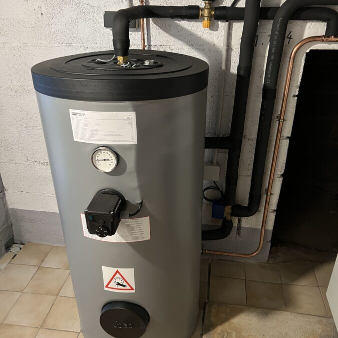 Installation d’une chaudi&egrave;re pellets Hargassner avec Un silo textile en remplacement d’une chaudi&egrave;re fioul sur Diemeringen Creutzwald 3