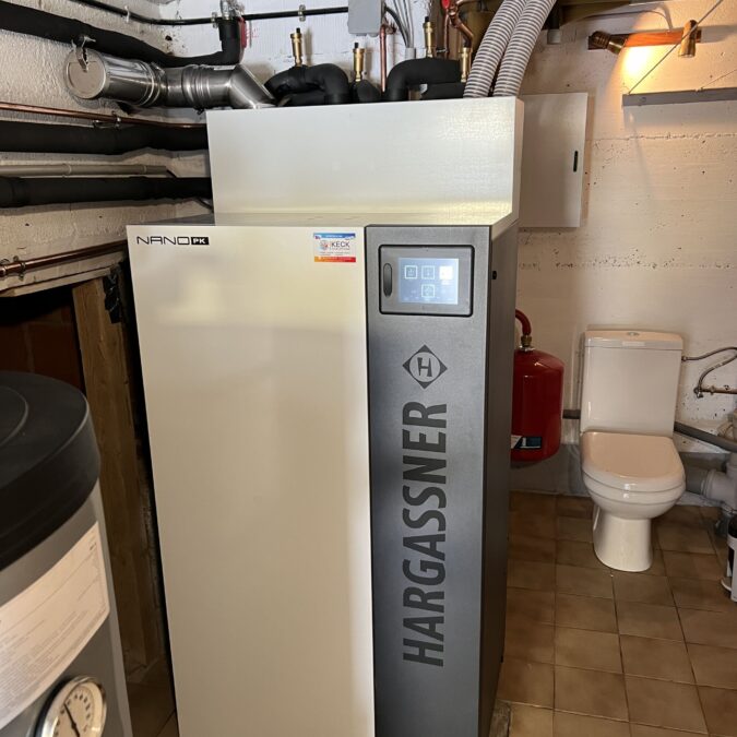 Installation d’une chaudi&egrave;re pellets Hargassner avec Un silo textile en remplacement d’une chaudi&egrave;re fioul sur Diemeringen Sarrebourg 5