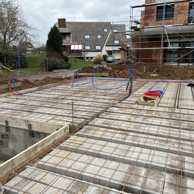Pose des arriv&eacute;es d&rsquo;eau sanitaire sur une maison neuve &agrave; Geudertheim Stiring-Wendel 3