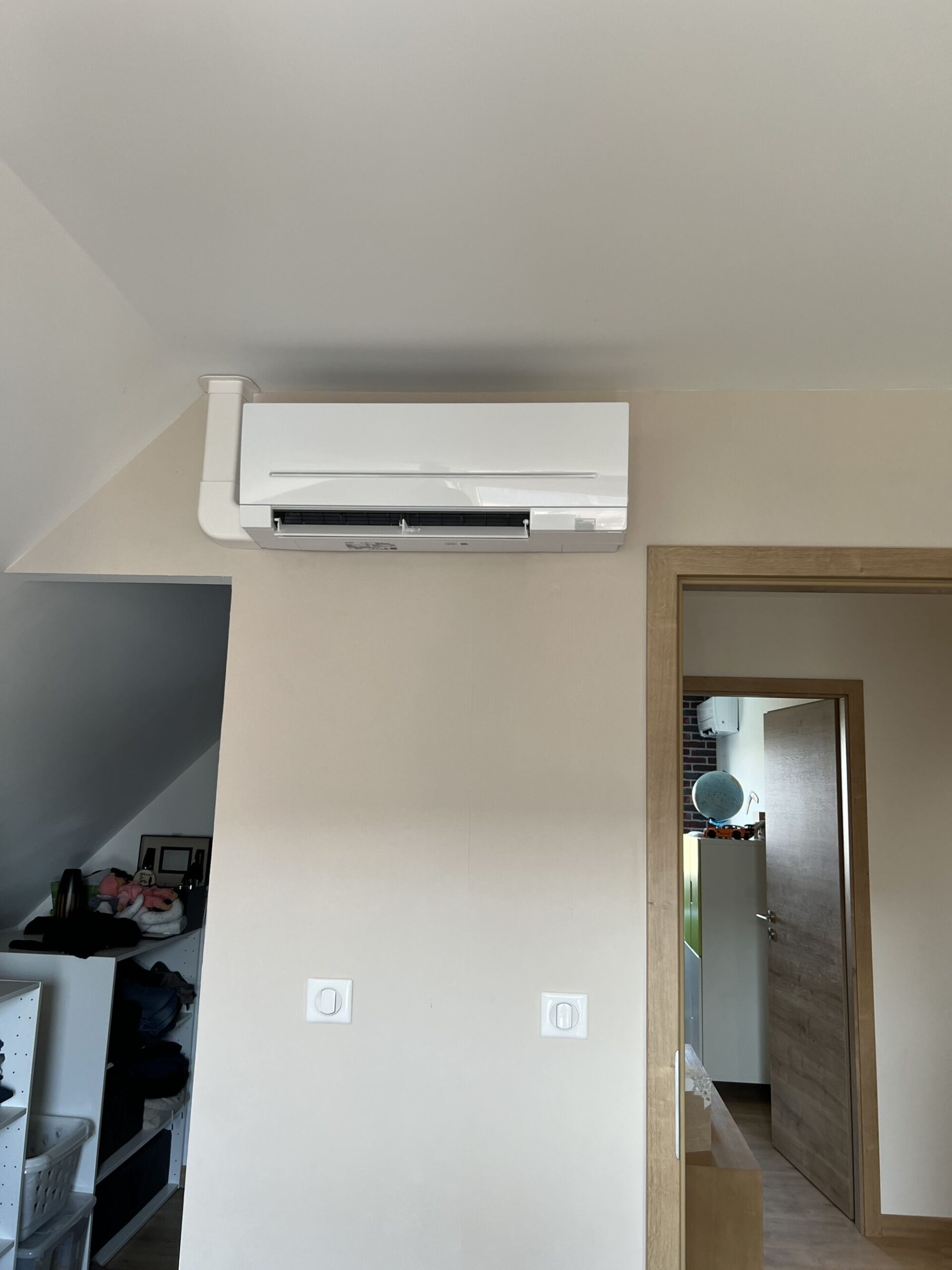 Installation d&rsquo;une pompe &agrave; chaleur air/air pour la clim et le chauffage en inter-saison &agrave; Stutzheim Molsheim