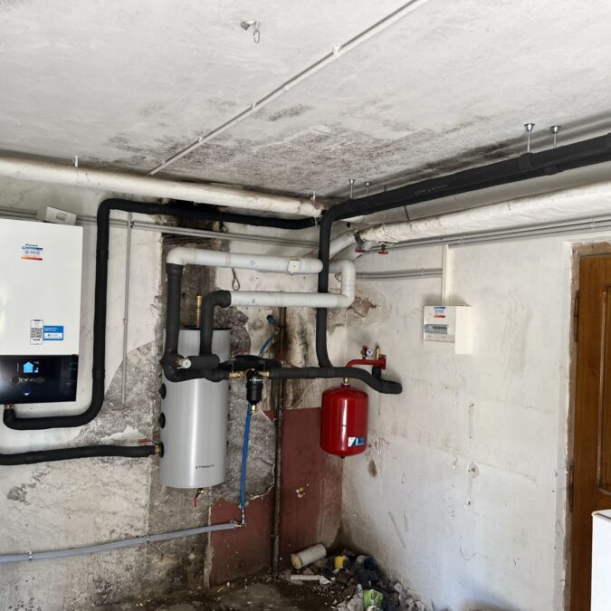 Installation d&rsquo;une pompe &agrave; chaleur air eau en remplacement d&rsquo;une chaudi&egrave;re fioul pour plus d&rsquo;&eacute;conomie a Gungwiller Stiring-Wendel 4